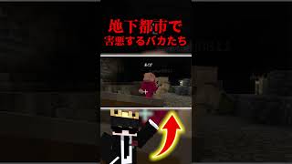 【マイクラ】まぬけすぎる奴らとチキンレースしてみた #shorts