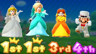 Mario Party 10 Minigames - Peach Vs Rosalina Vs Daisy Vs Mario (Master COM)