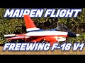 Freewing F-16 90mm V1 Restored, Maiden and Crash Landing #airplane #aviation #rcplanecrash