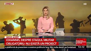 Klaus Iohannis, anunț important despre armata obligatorie în România