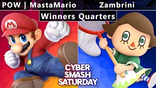 CSS 1 - POW | MastaMario (Mario) vs. Zambrini (Villager) Winners Quarter-Final