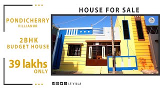 House For Sale _ LV001 -  Pondicherry - Villianur - 2BHK Budget House - 940sq.ft - SOLD OUT