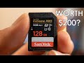 SanDisk 128GB Extreme PRO UHS-II SD Card I Worth the $200 Price Tag?