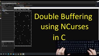 Live coding Double Buffering in C.