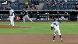 CWS@NYY: Torreyes makes great stop and throw at third