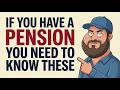 4 Things To Know If You're Retiring With A Pension (Do This 5 Years Prior)