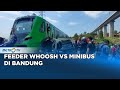 Metro Xinwen - Kereta Feeder Whoosh T4br4k Minibus di ngamprah Bandung