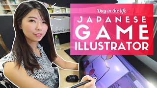 Day in the Life of a Japanese Game Illustrator