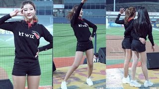 170420 김진아 수원kt위즈파크 치어리더 공연 chulwoo 직캠(Fancam) 응원 엔딩