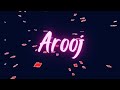 Happy birthday "Arooj"//Arooj name birthday status #Birthday wishes.