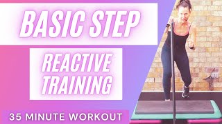 At HOME Super Basic Step Aerobics & Reactive Training 💥Improve Your POWERFUL Quick Movement Patterns