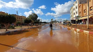 #أحفير :أمطار الخير  تعري عن واقع البنية التحتية في مشهد آثار استياء المواطنين...