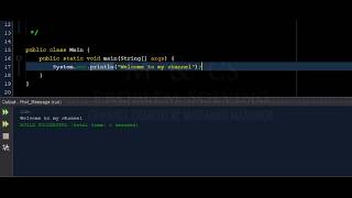 Print Message Using System.out.println | Java