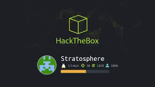 HackTheBox Stratosphere Walkthrough / Solution