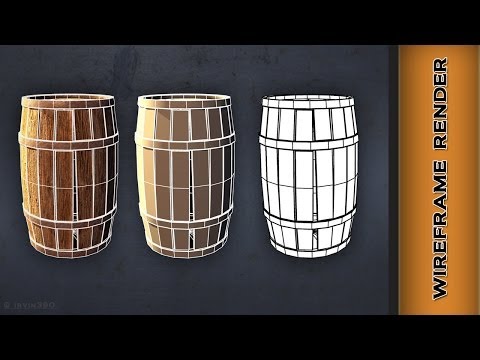 Autodesk Maya 2014 Tutorial - Wireframe Rendering Autodesk Maya 2014 Tutorial - Wireframe Rendering
