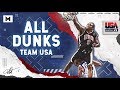 Vince Carter ALL DUNKS From Team USA! (2000 & 2003)