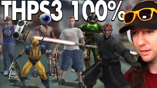 THPS3PC 100% CAREER ALL CHARACTERS