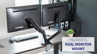 STAND-V002O Mechanical Arm Dual Monitor Desk Mount by VIVO