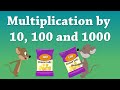 Multiplication by 10, 100 and 1000 | #aumsum #kids #science #education #children