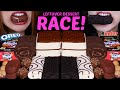 ASMR LEFTOVER DESSERT RACE! TICO ICE CREAM, ZEBRA CAKES, OREO ICE CREAM, KINDER HIPPO, FERRERO 먹방