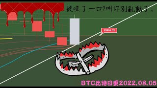 比特幣空頭陷阱咬了你一口？買多等看看會不會ｍｏｏｎ吧！這裡價位...實在太無聊。晚上來打LOL吧。BTC無聊日更2022.08.06