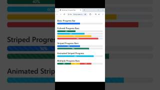 Bootstrap 5 Progress Bars Explained in 1 Minute!