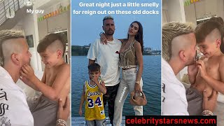 Kourtney Kardashian's Son Reign Disick Get Matching Haircuts With Daddy  2021