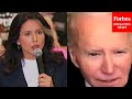 WATCH: Tulsi Gabbard Reacts To Biden Calling Trump Supporters 'Garbage'