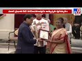 live president droupadi murmu presents bharat ratna awards at rashtrapati bhavan tv9