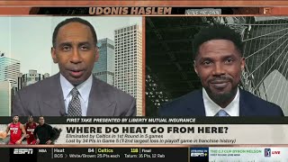 FIRST TAKE| Udonis Haslem tells Stephen A. on Heat culture after eliminated from