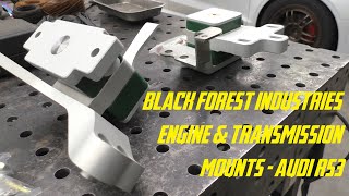 Audi RS3 - Black Forest Industries Engine \u0026 Transmission Mounts (Quick Install \u0026 Initial Review)