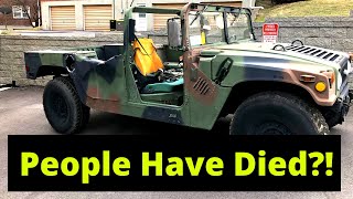 Never Paint a Humvee By Yourself.... My Experience