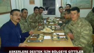 Askerlere Destek İçin Bölgeye Gittiler