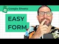 Easiest Way to Create Google Form Connected to a Google Sheet