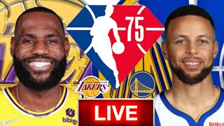 LOS ANGELES LAKERS @ GOLDEN STATE WARRIORS | NBA LIVE SCOREBOARD | Basketball King Iverson
