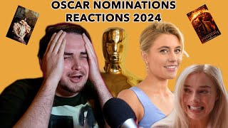 2024 Oscar Nominations LIVE REACTION (Greta & Margot Robbed!)