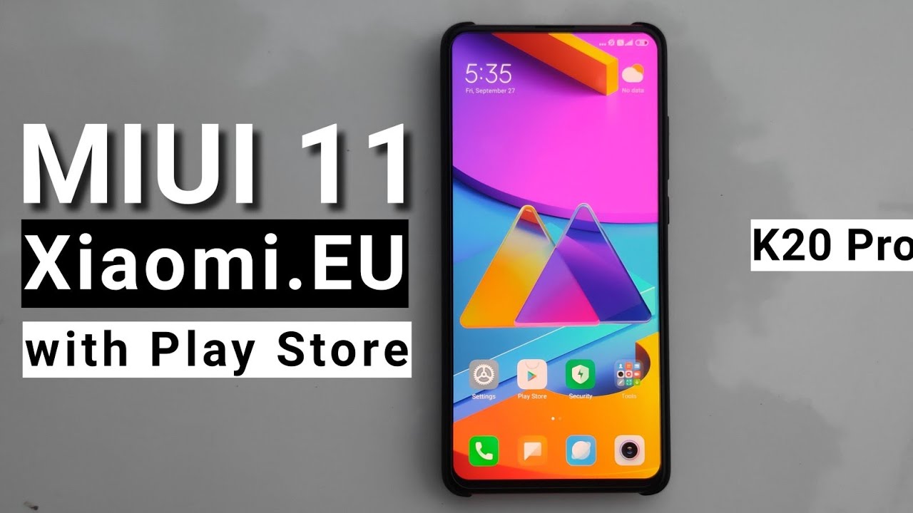 Xiaomi.EU MIUI 11 With Play Store - First Look On Redmi K20 Pro ...