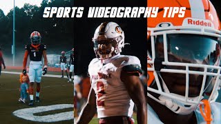 5 Tips YOU NEED as a Sports Videographer