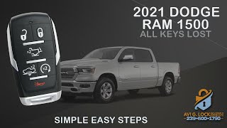 Lost All Your Keys for 2021 Dodge Ram 1500? New FOB Replacement DIY Guide!