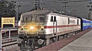 Electric to Diesel Loco Change @ Night | Train Simulator: Indian Railways