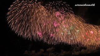 【HD】2014年 長岡まつり大花火大会 米百俵花火 尺玉100連発【2日間】