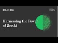 Harnessing the Power of GenAI