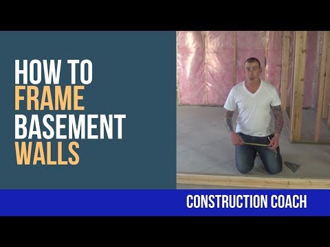 How to Frame Basement Walls - DIY How to Frame Basement Walls - DIY