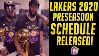 Lakers News: Lakers 2020 Preseason Schedule Released! How Lakers are Built for Quick Turnaround!