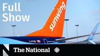 CBC News: The National | Sunwing travellers, Pope Benedict, Lost bunny returned