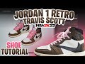 NBA 2K22 HOW TO MAKE AIR JORDAN 1 TRAVIS SCOTT HIGH SHOE CREATOR TUTORIAL!!!🔥👟