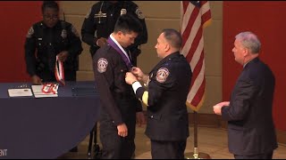 IMPD Officer Thomas Mangan honored