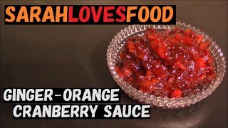 Ginger-Orange Cranberry Sauce