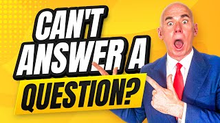 WHAT TO SAY WHEN YOU CAN'T ANSWER AN INTERVIEW QUESTION! (Job Interview Tips!)