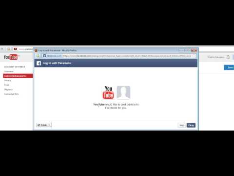 How to Connect YouTube and Facebook Accounts How to Connect YouTube and Facebook Accounts